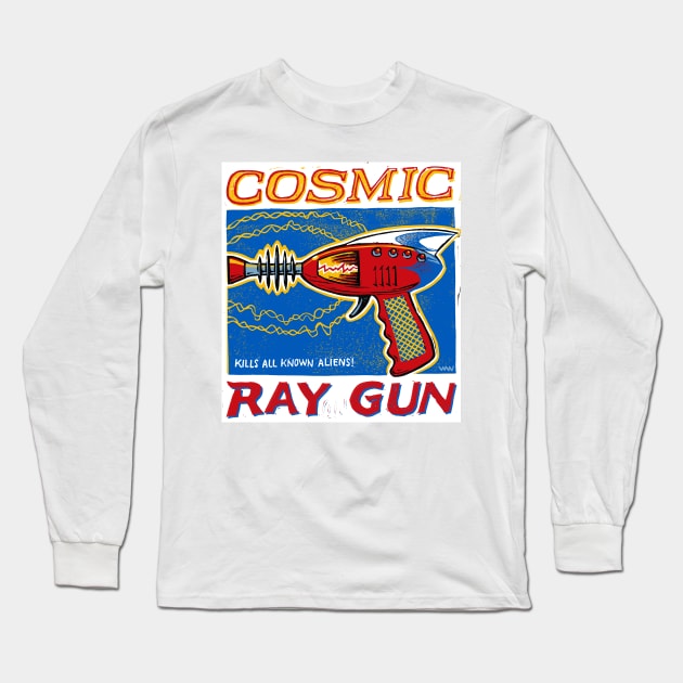 Cosmic Raygun Long Sleeve T-Shirt by WonderWebb